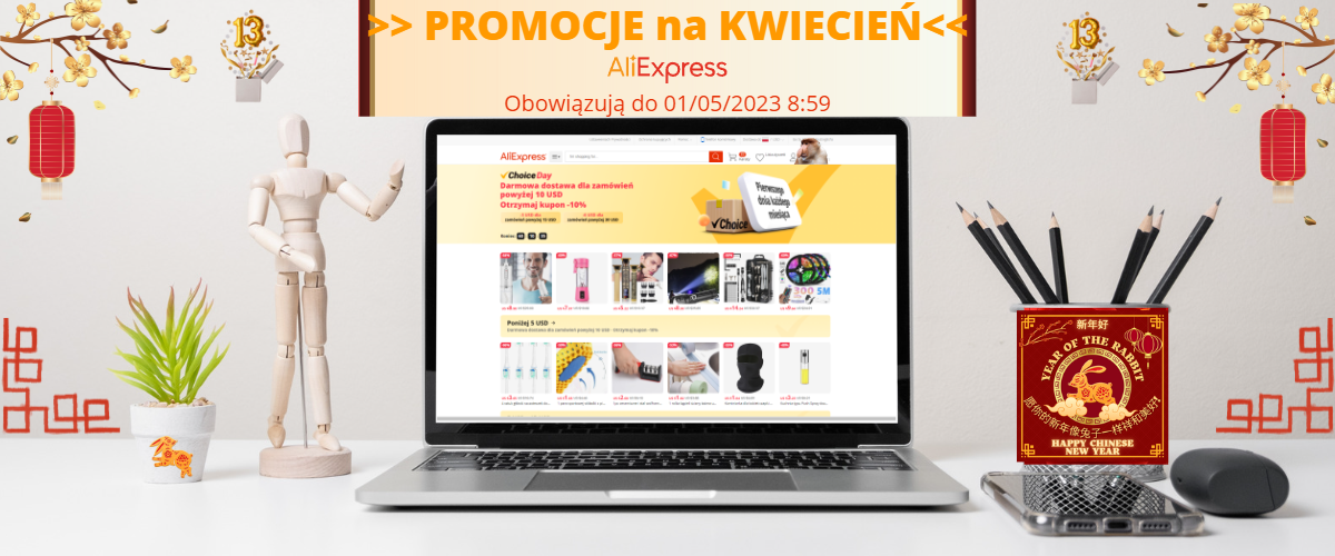 PROMOCJE AliExpress KWIECIEŃ 2023