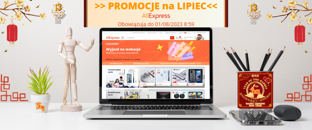 PROMOCJE AliExpress LIPIEC 2023