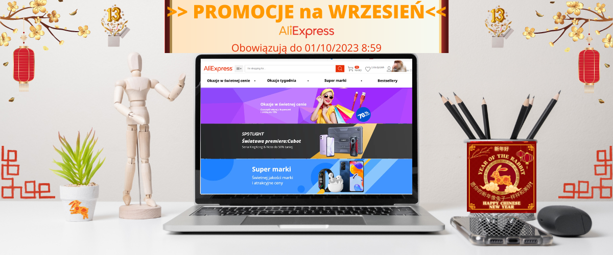 Promocje AliExpress WRZESIEŃ 2023