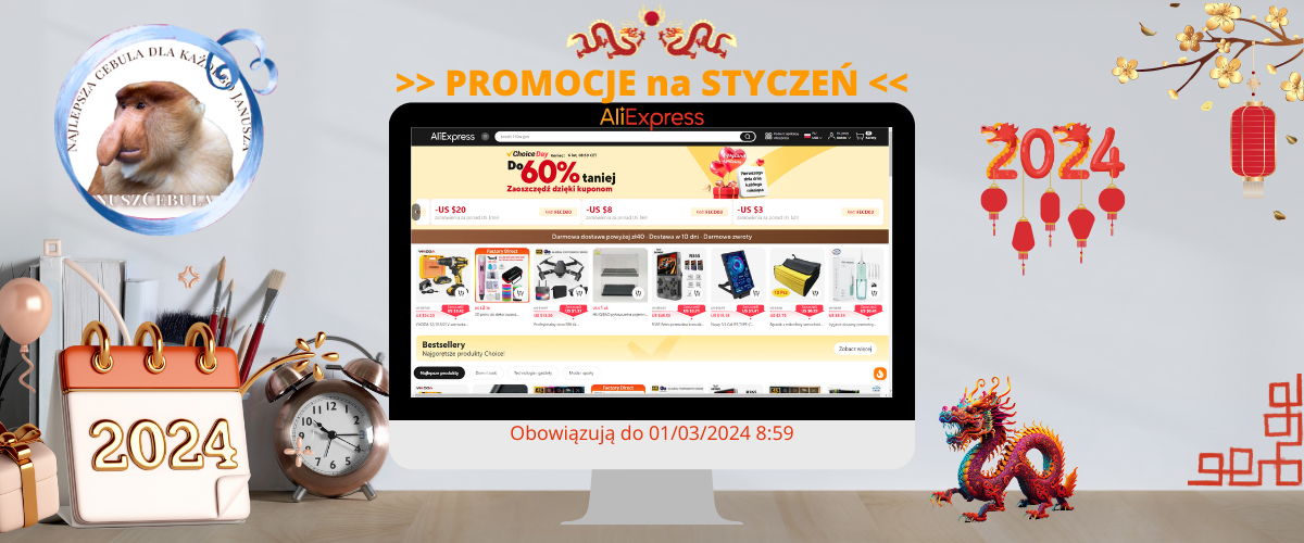 Promocje AliExpress LUTY 2024