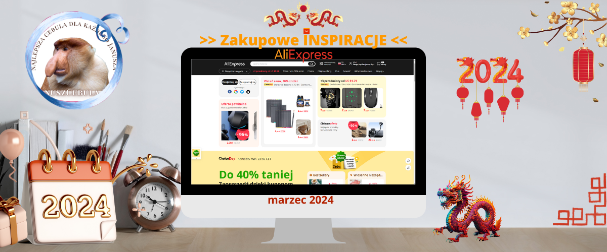 Inspiracje AliExpress MARZEC 2024