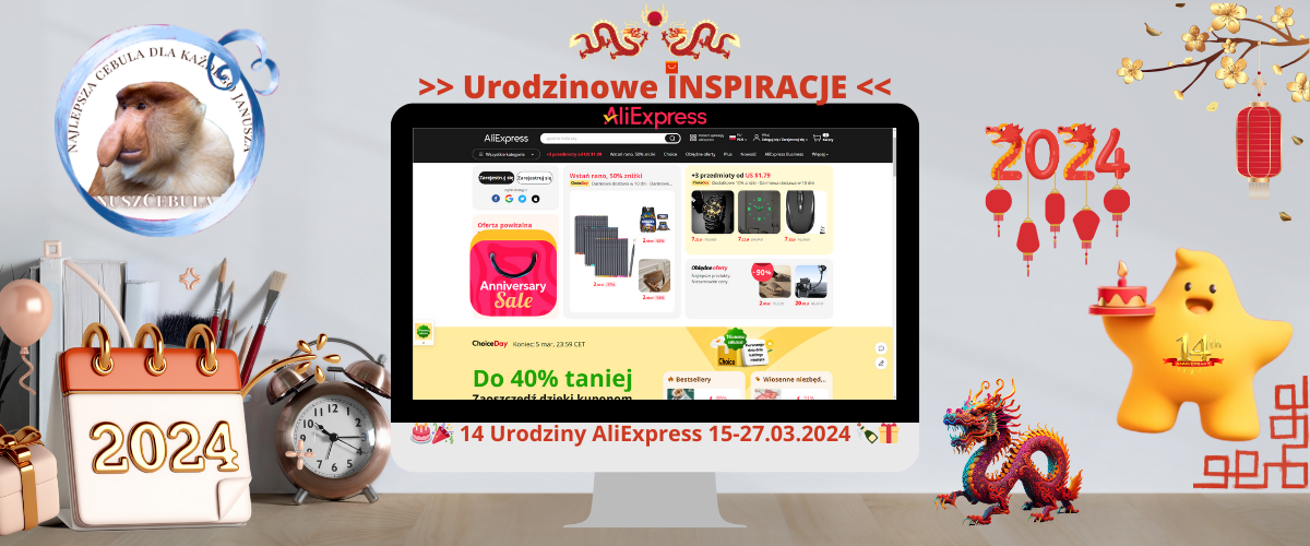 Inspiracje AliExpress MARZEC 2024