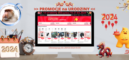Urodziny - Promocje AliExpress MARZEC 2024