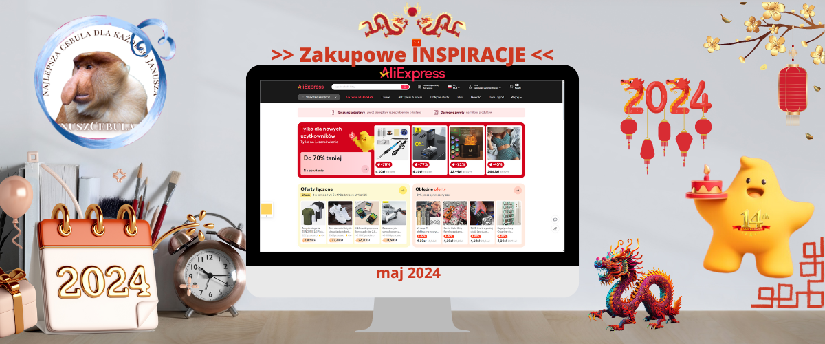 Inspiracje AliExpress MAJ 2024