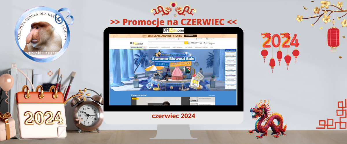 Promocje DHgate CZERWIEC 2024