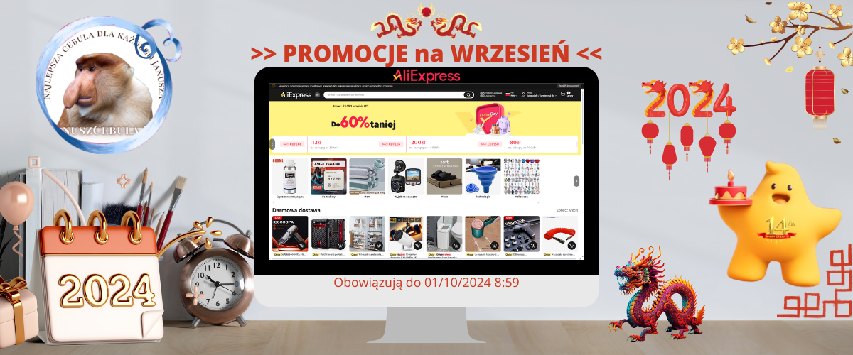 Promocje AliExpress WRZESIEŃ 2024