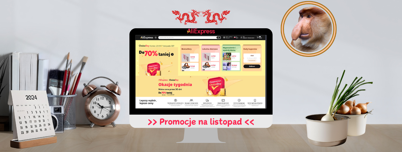 AliExpress - Promocje na listopad 2024