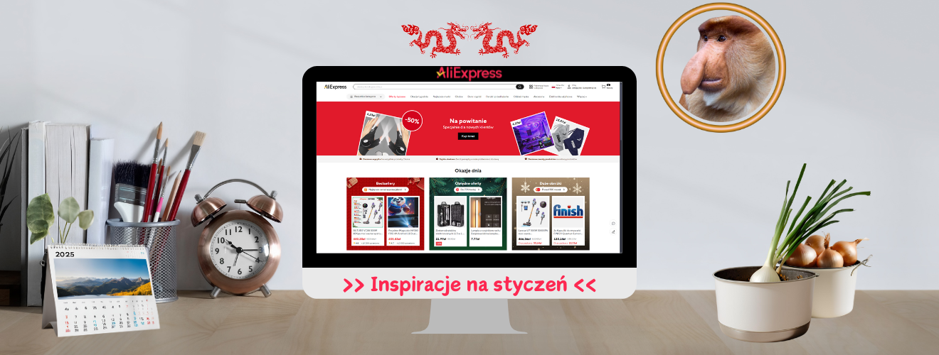 AliExpress 2025 - Inspiracje na styczeń