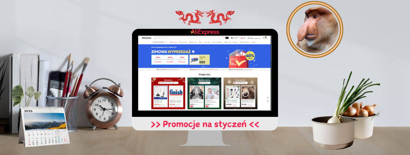 AliExpress 2025 - Promocje na styczeń