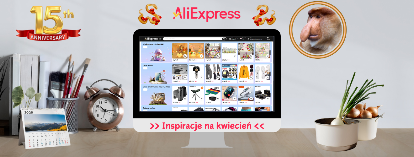AliExpress 2025 - Inspiracje na kwiecień