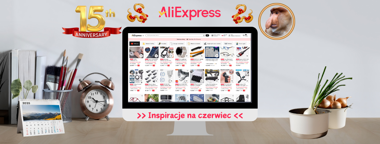 AliExpress 2025 - Inspiracje na czerwiec