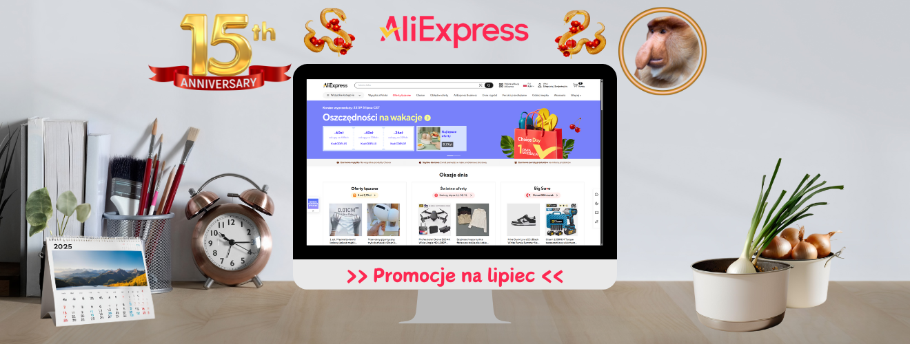 AliExpress 2025 - Promocje na lipiec