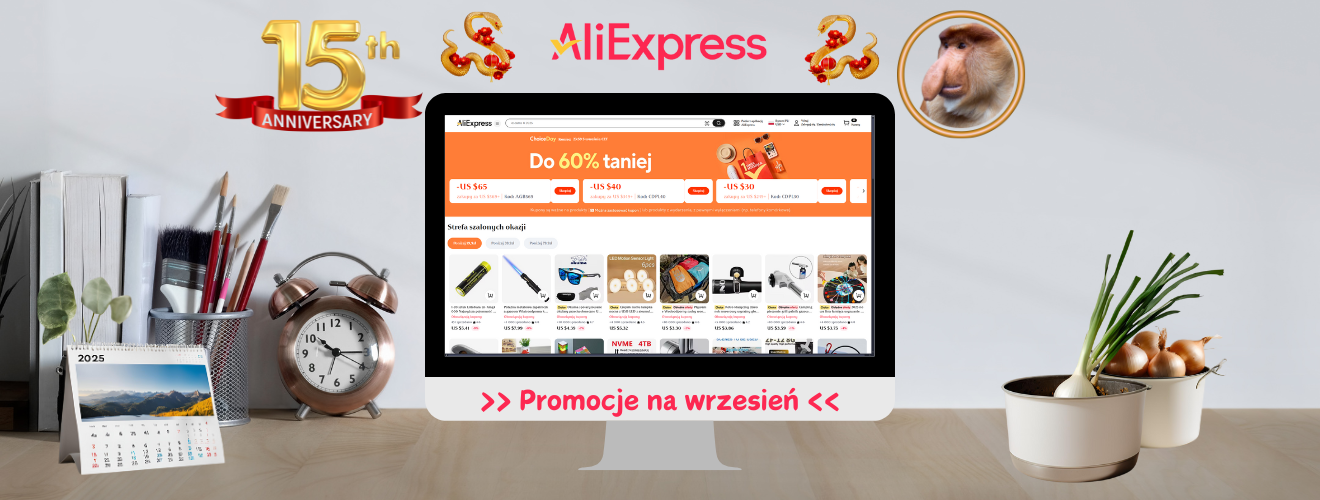 AliExpress 2025 - Promocje na wrzesień