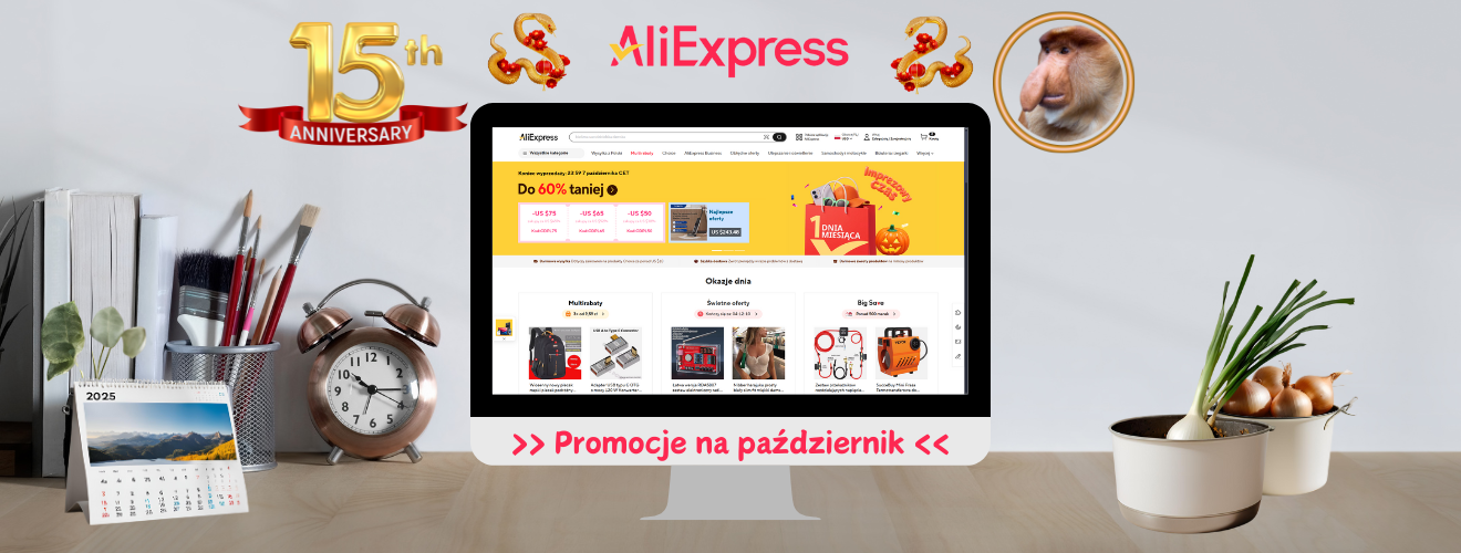 AliExpress 2025 - Promocje na październik