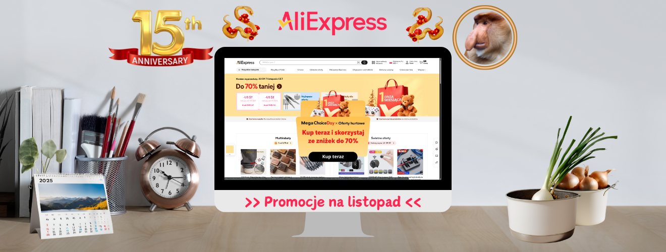 AliExpress 2025 - Promocje na listopad