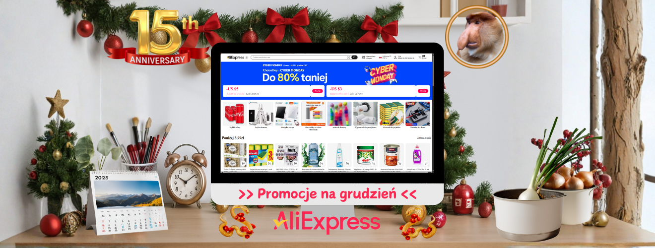 AliExpress 2025 - Promocje na grudzień