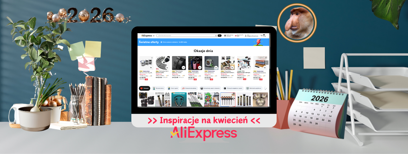 AliExpress 2026 - Inspiracje na kwiecień