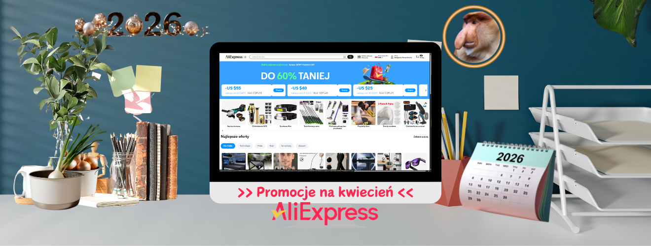 AliExpress 2026 - Promocje na kwiecień