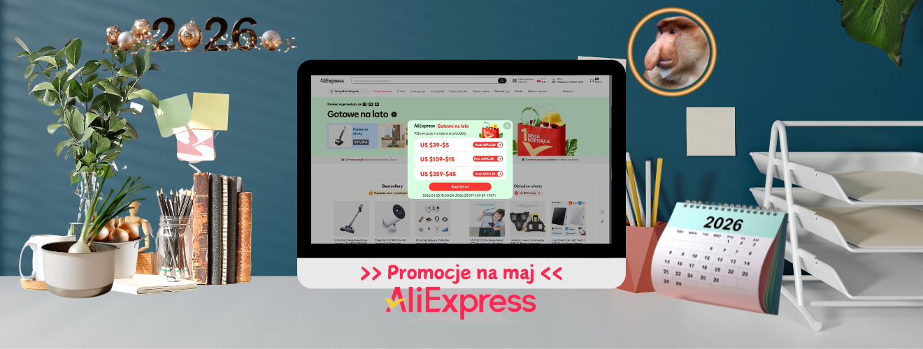 AliExpress 2026 - Promocje na maj